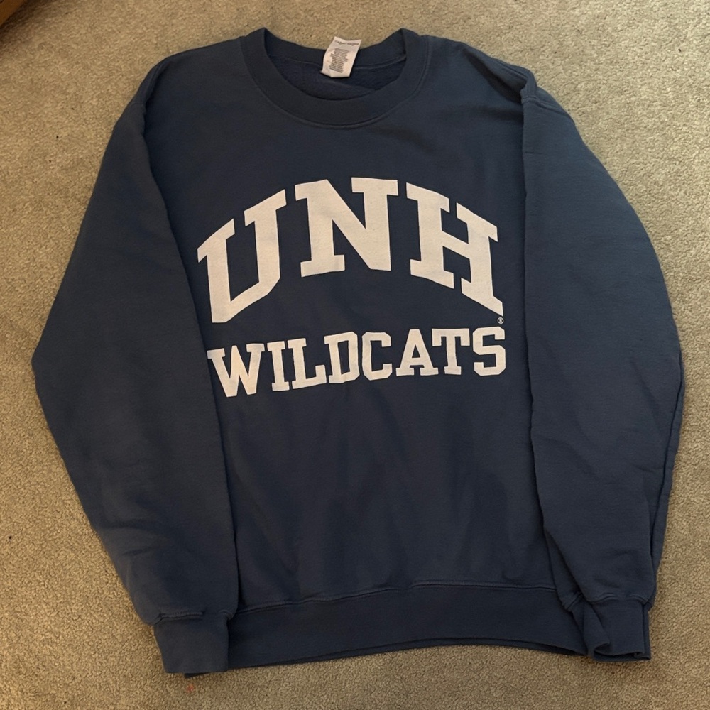 UNH Wildcats Navy Blue Sweater